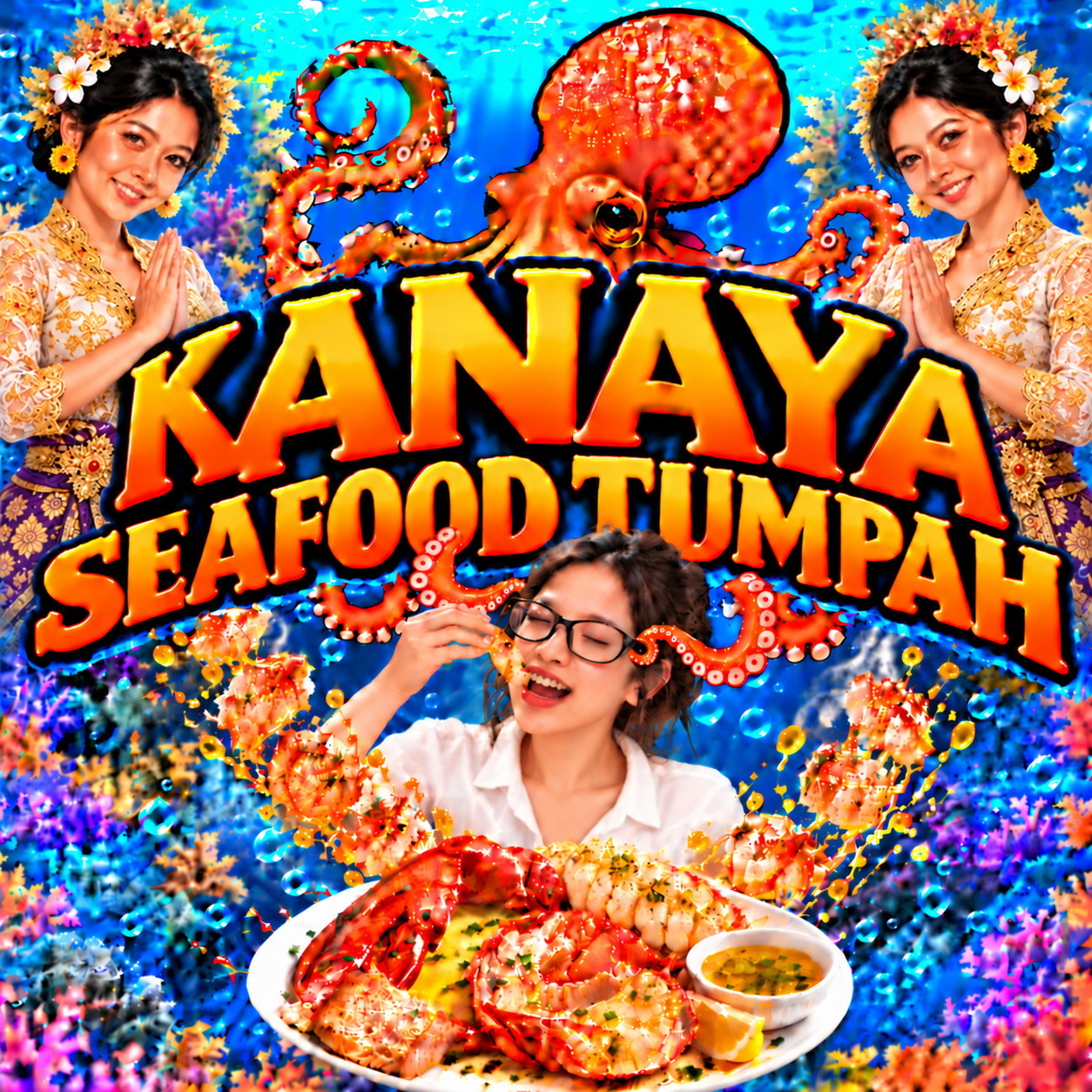 Kanaya octopus and seafood artwork